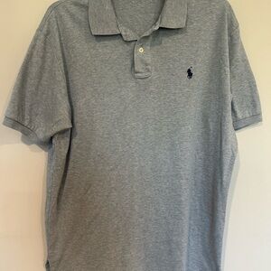 Ralph Lauren Men's Polo Shirt in Light Gray